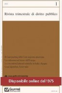 Rivista Trimestrale di Diritto Pubblico