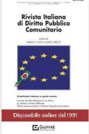 Rivista Italiana di Diritto Pubblico Comunitario