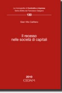 Il recesso nelle società di capitali 2010