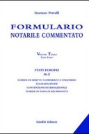 Formulario notarile commentato. Volume III - Tomo III - Stati Europei M-Z - 9788814103650 - 2003