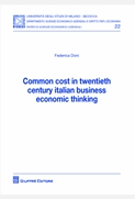 Common cost in twentieth century italian business economic thinking