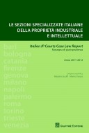 Sezioni specializzate italiane della proprietà industriale 2011-2012