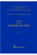 STUDI IN ONORE DI GIORGIO DE NOVA 2015