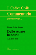 Dello sconto bancario artt 1858-1860