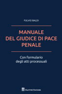 Manuale del giudice di pace penale