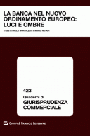 La banca nel nuovo ordinamento europeo: luci e ombre