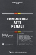 Formulario degli atti penali (con versione online) IUSEXPLORER