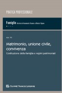 Matrimonio, unione civile, convivenza