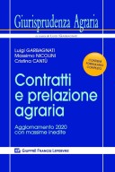 Contratti e Prelazione Agraria Aggiornamento 2020