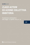 Class action ed azione collettiva inibitoria: la nuova disciplina