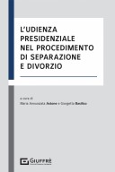 L'udienza presidenziale nel procedimento di separazione e divorzio