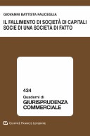 Il fallimento di società di capitali socie di una società di fatto