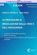 Le procedure di regolazione della crisi e dell’insolvenza