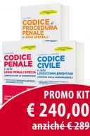 Kit Codice civile + Codice penale + Codice procedura civile + Codice procedura penale annotati con la giurisprudenza