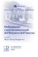 Ordinamento e attività istituzionali del Ministero dell'Interno 2020