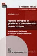 'Spazio europeo di giustizia' e procedimento penale italiano - Adattamenti normativi e approdi giurisprudenziali - Luigi Kalb
