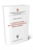 La sharing economy nel diritto internazionale privato europeo