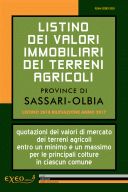 LISTINO DEI VALORI IMMOBILIARI DEI TERRENI AGRICOLI - SASSARI OLBIA TEMPIO